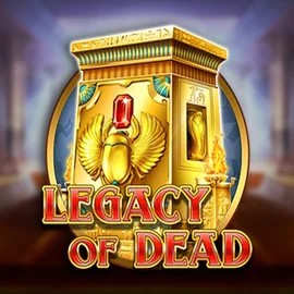 Slots logo of Legacy of Dead from Play'n GO at Bonuskong Casino