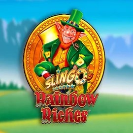 Slingo Rainbow Riches casino game by Gaming Realms – featured logo at Bonuskong Casino